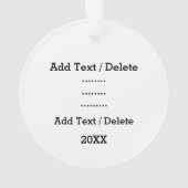 VREDE VOOR OEKRAÏNE ORNAMENT (achterkant)