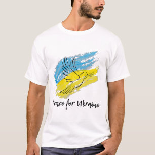 Vrede Voor Oekraïne Solidairheid Vrede Hart Oekraï T-shirt