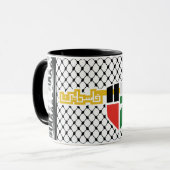 Vrede voor Palestina Mok (Voorkant links)