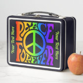 Vrede voor  Retro-regenboog, aan één zijde aangepa (In situ)