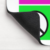 Vrede voor warme kleuren muismat (Hoek)