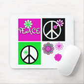 Vrede voor warme kleuren muismat (Met muis)