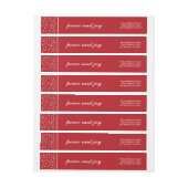 Vrede Vreugde Sneeuw Sterren Rode Kerstvakantie (Vel)