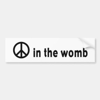 vrede:vrouwen bumpersticker