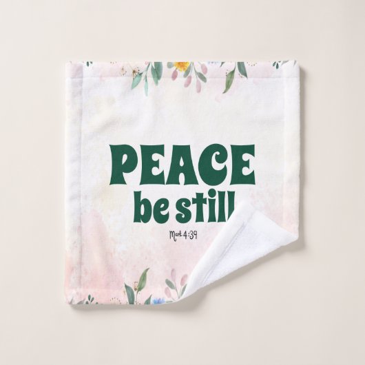 VREDE WEES STIL BAD HANDDOEK (Wasdoekje)