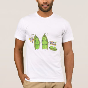 Vrede - Wij komen in erwten T-shirt