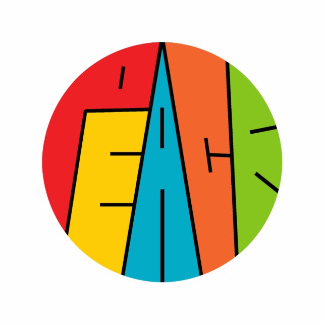 Vrede - Word Art Fotobeeldje Ornament (Voorkant)