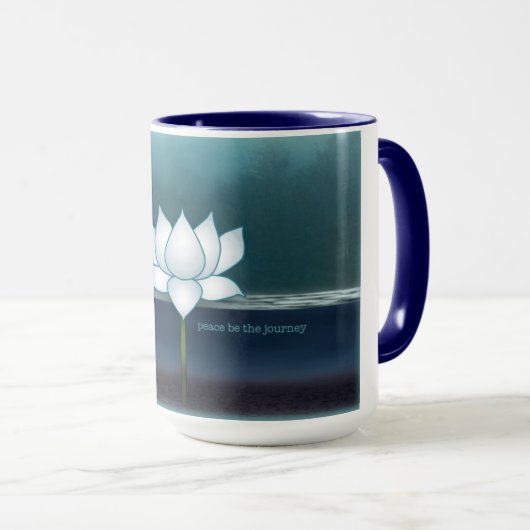 Vrede zij de reis, Mok (Voorkant rechts)