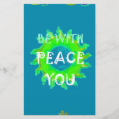 Vrede zij met u Art Print Briefpapier (Voorkant)