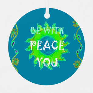Vrede zij met u Art Print Ornament