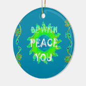 Vrede zij met u Art Print Ornament (Links)