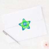 Vrede zij met u Art Print Ster Sticker (Envelop)