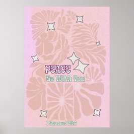 Vrede zij met u christelijke galerij kunst poster