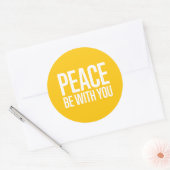 Vrede zij met u Sticker (Envelop)
