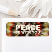 Vrede zij met u Tie Dye Labels Sticker Pack (Insitu)