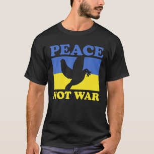 Vrede zonder oorlog Oekraïne Vredesdoek T-shirt