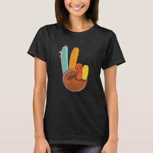 vredes - gebaar Turkije bedankt voor Thanksgiving T-shirt