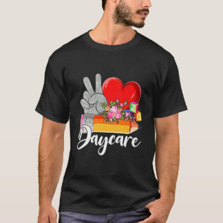 Vredes Liefde Kinderdagverblijf Kleuterjuf Dag Kin T-shirt