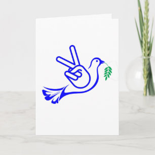 Vredes Nieuwjaarskaart Feestdagen Kaart