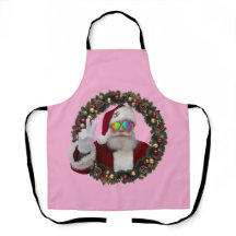 Vredes-sinterklaas kerst schort