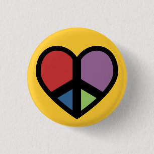 Vredesaanmelding in een hartverwarmende Button