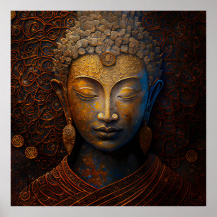 VREDESAKKOORD   MEDITATIE PORTRET POSTER