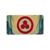 Vredesbanner van Nicholas Roerich Etiket (Voorkant)