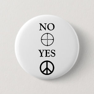 Vredesbericht Ronde Button 5,7 Cm