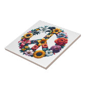 Vredesbloemen Tegeltje (Zijkant)