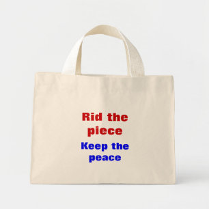 Vredesboodschap Mini Tote Bag