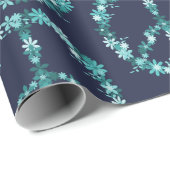 Vredesbord, blauw cadeaupapier (Rol Hoek)