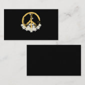 Vredesbord Daisy Hippie Gardening Visitekaartje (Voorkant / Achterkant)