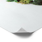 Vredesbord gemaakt van bladeren poster (Hoek)