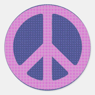 Vredesbord Groovy Ronde Sticker
