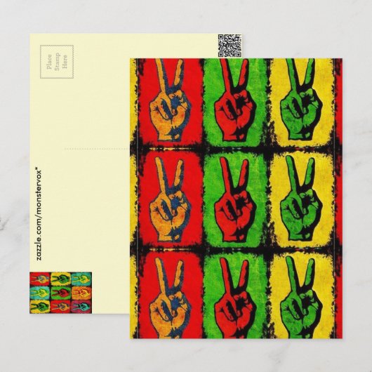 VredesBriefkaart Briefkaart (Voorkant / Achterkant)