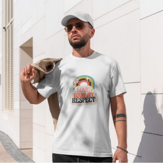 Vredesdag liefde Regenboog T-shirt