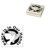 Vredesdoven Rubberstempel (Gestempeld)