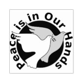 Vredesdoven Rubberstempel (Afrduk)