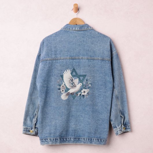 Vredesduif en Davidster Denim Jacket (Hangar)