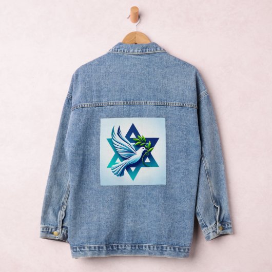 Vredesduif en Davidster Denim Jacket (Hangar)