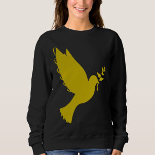Vredesduif Olijftak Duif Vogel Hippy Trui