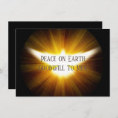 vredesduif | Vrede op aarde Goede wil voor Man Kaart (Voorkant / Achterkant)