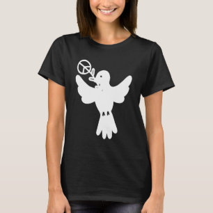 Vredesduif Vredesteken Witte Duif Vrede T-shirt