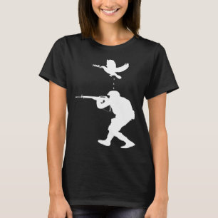 Vredesduif vs Soldaat Anti Oorlog Vrede T-shirt