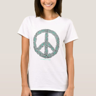 Vredesduvelbord cool T-shirt voor grafische kunst