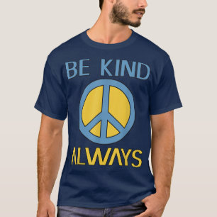 Vredesgebaar als je hippie Motivatie gek bent T-shirt