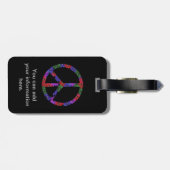 Vredesgebaar Bagagelabel (Achterkant horizontaal)