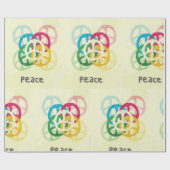 Vredesgebaar Cadeaupapier (Vlak)