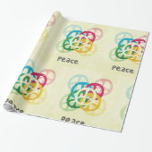 Vredesgebaar Cadeaupapier (Uitgerold)