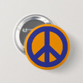 Vredesgebaar Ronde Button 5,7 Cm (Voorkant /achterkant)